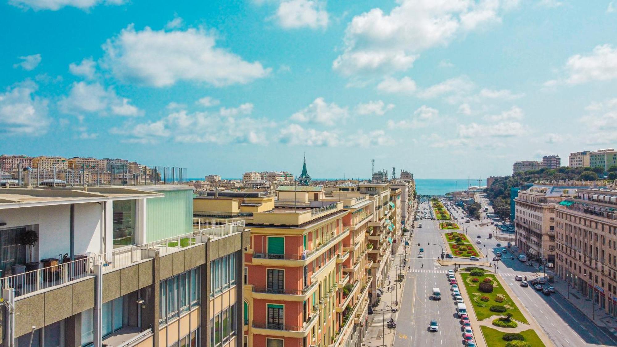 Appartement Attico Luxury Con Parcheggio E Terrazza Vista Mozzafiato à Gênes Extérieur photo